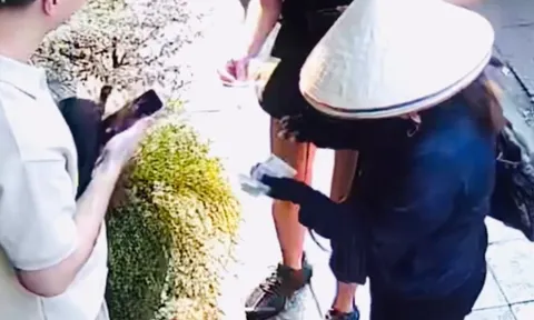 Công an Hà Nội xác minh clip khách Tây bị 'chặt chém' 850.000 đồng chiếc nón lá