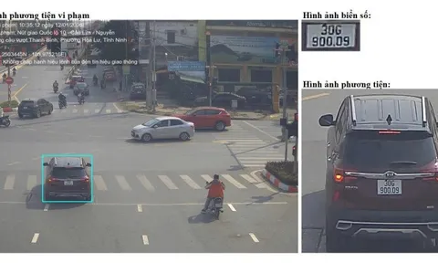 Danh sách hơn 70 xe vi phạm được camera AI ghi lại ở Ninh Bình trong 20 ngày