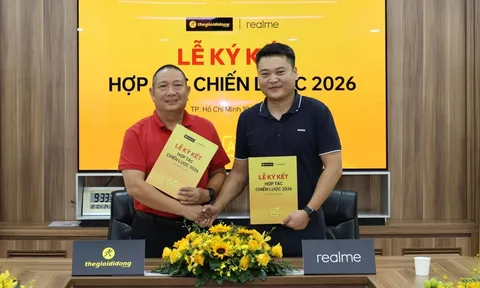 TGDĐ và realme ký kết chiến lược, đẩy mạnh phân khúc trung và cao cấp