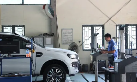 Cho phép xuất trình đăng ký xe trên VNeID khi đi đăng kiểm xe