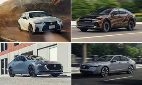 4 mẫu xe được xếp hạng đáng tin cậy hơn cả Toyota Camry