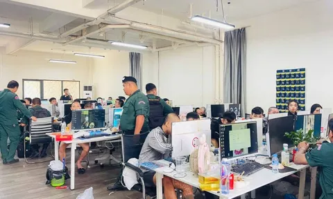 Cảnh sát đột kích nhiều địa điểm ở Campuchia, bắt ông trùm Lê Đình Hùng SN 1989