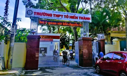 Xác minh nữ giáo viên Trường THPT Tô Hiến Thành sửa 126 con điểm của học sinh