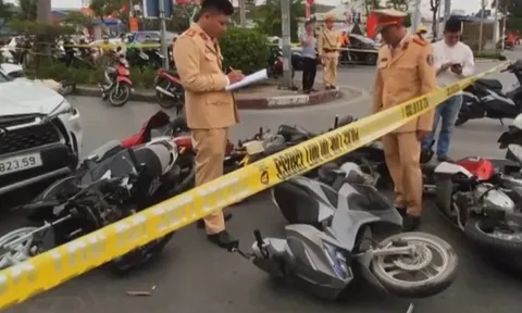 Vụ ô tô tông liên hoàn 12 xe máy: Kết quả kiểm tra nồng độ cồn, ma tuý của tài xế