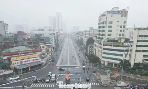 Đóng một số làn đường tại nút giao Giải Phóng - Kim Đồng