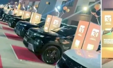 Một công ty chơi lớn tặng 47 ô tô cho nhân viên, có cả Mercedes, Audi, Defender