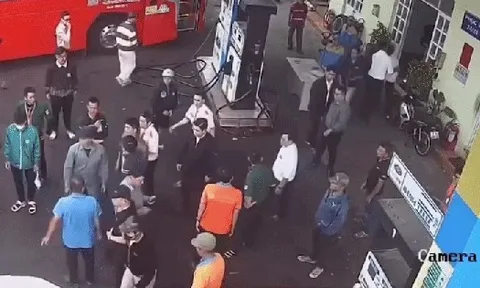 Trần Văn Quốc bị bắt khẩn cấp sau khi điên cuồng lái xe tông nhiều người ở cây xăng