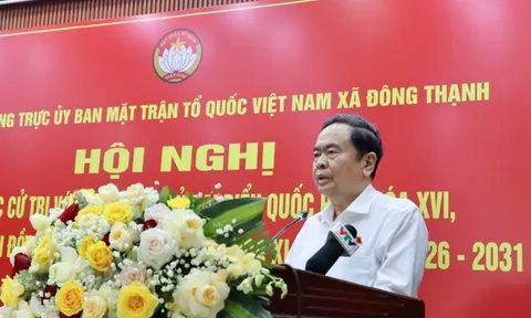 Chủ tịch Quốc hội Trần Thanh Mẫn nhấn mạnh việc thực hiện tốt chương trình hành động