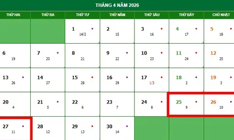 Bộ Nội vụ nói gì về thông tin nghỉ 9 ngày liên tiếp dịp Giỗ Tổ,  30-4 và 1-5?