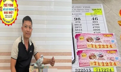 Người đàn ông “ôm” vé trúng độc đắc xổ số miền Nam từ ngày 8-3