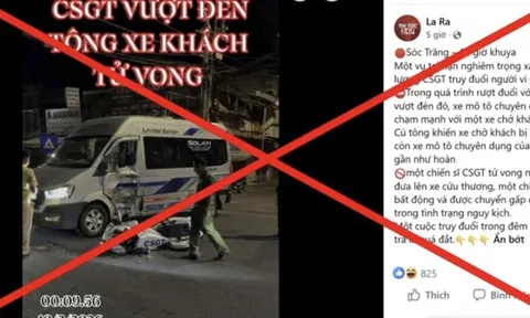 Sự thật thông tin 2 chiến sĩ CSGT thương vong do truy đuổi người vi phạm giao thông