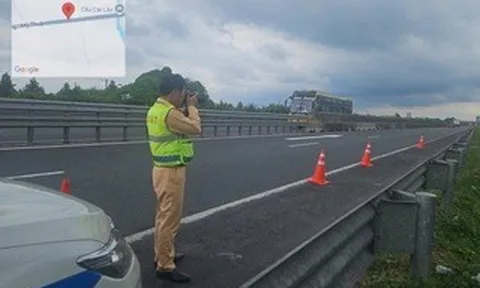 CSGT sử dụng ô tô hóa trang ghi hình xe vi phạm trên cao tốc