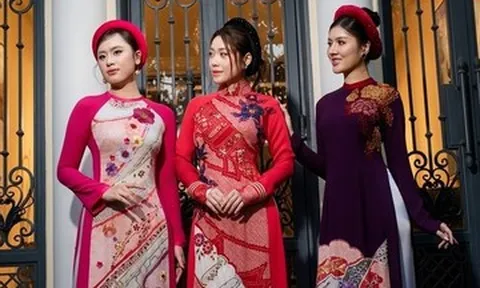 3 nhan sắc Hoa hậu Đại dương Việt Nam 2025 làm nàng thơ áo dài