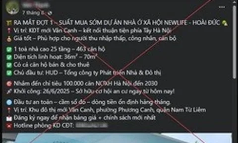 Công an Hà Nội cảnh báo nóng về “suất ngoại giao”, “suất nội bộ” nhà ở xã hội rao bán trên mạng