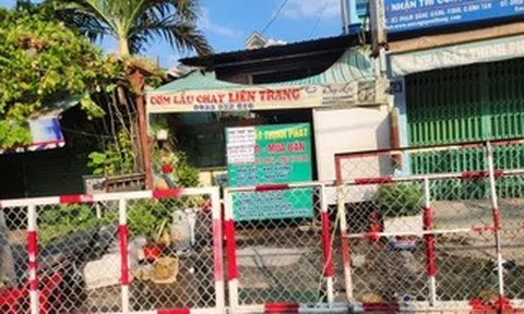 Phong toả hiện trường vụ cháy quán cơm khiến 2 mẹ con tử vong