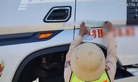 Phạt nặng xe đầu kéo “3 không” chạy trên tuyến cao tốc Phan Thiết – Vĩnh Hảo