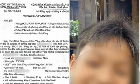 Một nam sinh 12 tuổi mất tích bí ẩn nhiều ngày