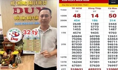 Đại lý tìm người trúng giải độc đắc 32 vé xổ số miền Nam