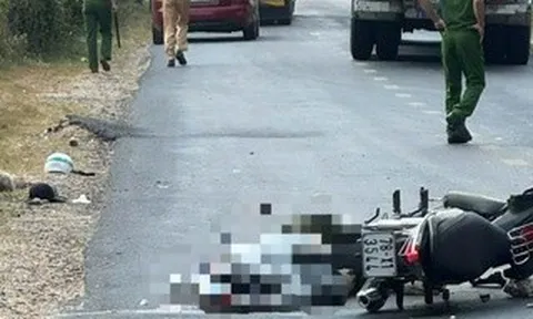 Tai nạn giao thông nghiêm trọng ở Đắk Lắk, 2 người tử vong tại chỗ