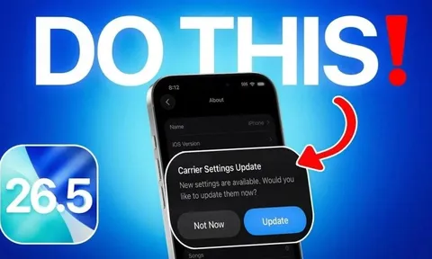 Hãy làm ngay điều này sau khi cập nhật iOS 26.5