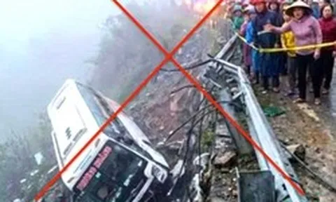 Thông tin 'lật xe khách làm 18 người chết trên đèo Phượng Hoàng' là bịa đặt