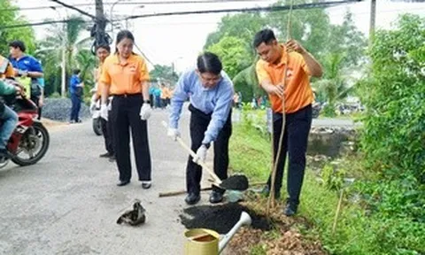 Xã Bình Chánh, TPHCM: Người dân hào hứng hưởng ứng Tết trồng cây