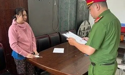 Thi hành lệnh bắt tạm giam Đinh Thị Hạnh SN 1980