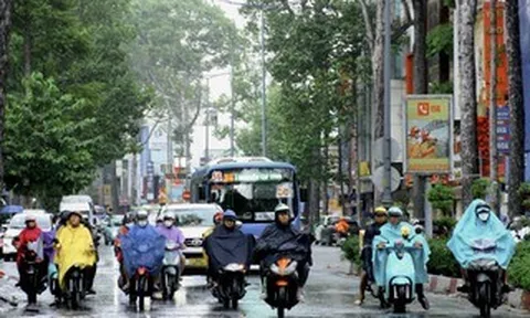 Hôm nay, TPHCM và Nam Bộ có thể mưa suốt ngày