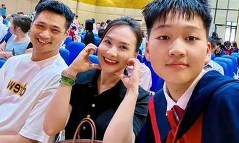 Diễn viên Bảo Thanh xúc động 15 năm làm mẹ, con trai Đàm Vĩnh Hưng lớn bổng