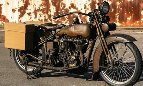 Harley-Davidson cổ gần 100 năm tuổi được độ động cơ điện độc nhất