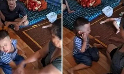 Xôn xao clip bé trai nghi bị ông bà nội bạo hành khiến MXH dậy sóng