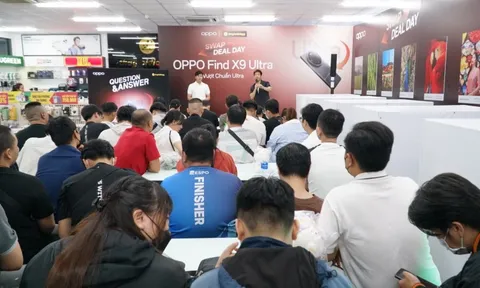 Đông đảo tín đồ công nghệ mang Ultra cũ đổi Oppo Find X9 Ultra ở TGDĐ