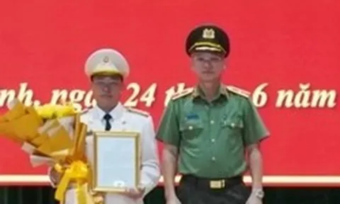 Công bố quyết định của Bộ trưởng Bộ Công an  về công tác cán bộ