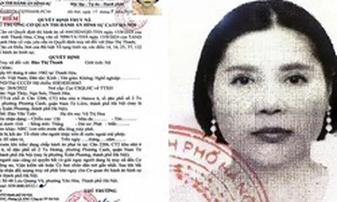 Ra quyết định truy nã Đào Thị Thanh SN 1982