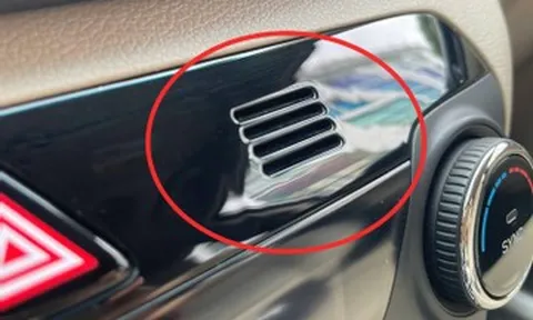Tác dụng thật sự của khe lưới nhỏ trên táp-lô ô tô, nhiều người vẫn nhầm
