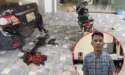 Bắt Nguyễn Văn Lực - kẻ mang xăng đốt xe ô tô nhà hàng xóm