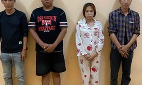 Ập vào nhà nghỉ, công an bắt Trần Ngọc Lành SN 1997 và 5 người khác