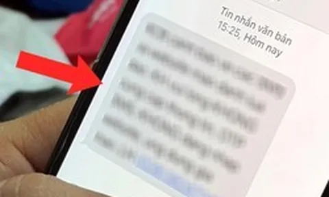 Công an thông báo tới tất cả những ai nhận  được tin nhắn có nội dung sau