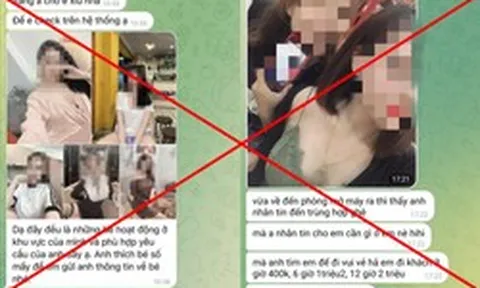 Công an cảnh báo chiêu trò mại dâm trá hình trên Facebook, Zalo, Telegram: Tuyệt đối không bấm vào những quảng cáo này