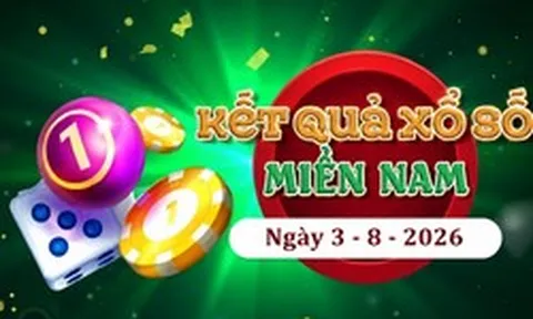 XSMN 3/8 - Kết quả XSMN hôm nay thứ Hai ngày 3/8/2026