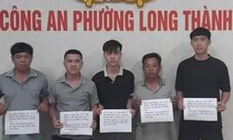 Điều tra giao dịch số tiền 97,8 triệu đồng, công an tạm giữ Bùi Đình Khánh SN 1973 và 4 đối tượng