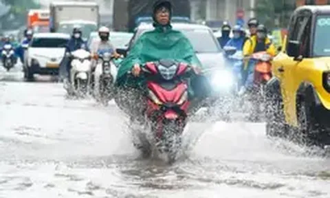 Từ chiều nay, miền Bắc bước vào đợt mưa rất lớn