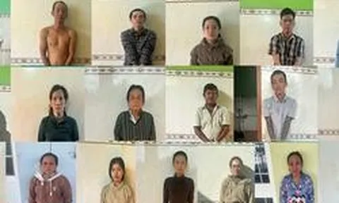 Bắt tạm giam Lê Thị Bích Phương và 11 người khác, thu giữ 116 triệu đồng, 17 xe máy