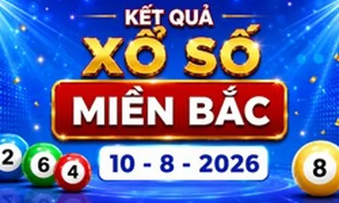 XSMB 10/8 - Kết quả XSMB hôm nay thứ Hai ngày 10/8/2026
