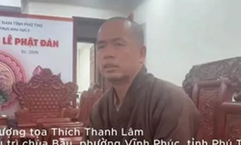 Thượng tọa Thích Thanh Lâm nói gì về việc bé trai bị đánh như thời trung cổ tại chùa?