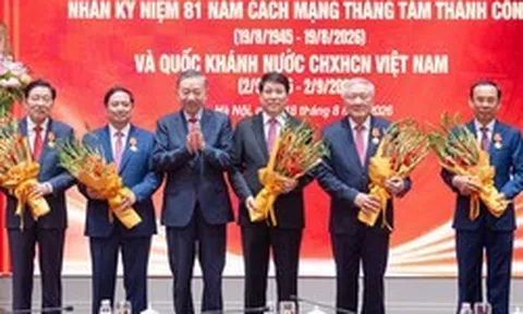 5 nguyên Ủy viên Bộ Chính trị được tặng Huân chương Hồ Chí Minh