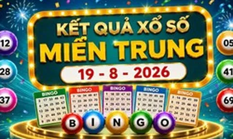 XSMT 19/8 - Kết quả XSMT hôm nay thứ Tư ngày 19/8/2026