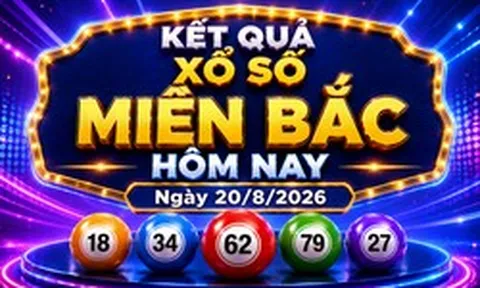 XSMB 20/8 - Xổ số miền Bắc hôm nay ngày 20/8/2026
