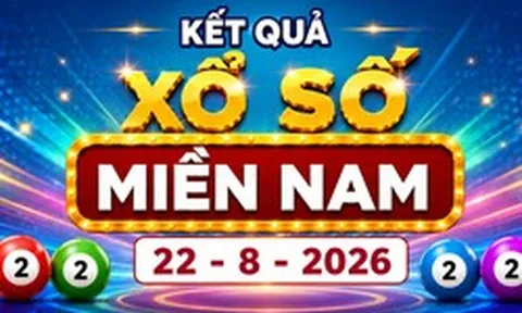XSMN 22/8 - Kết quả XSMN hôm nay ngày 22/8/2026