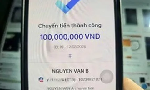 Công an xác minh giao dịch chuyển khoản 322.500.000 đồng lúc 15 giờ 30 phút